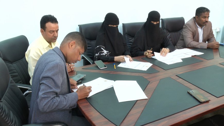 الأمين العام لمحلي حضرموت يدشن البرنامج التدريبي المهني للشباب بالمحافظة