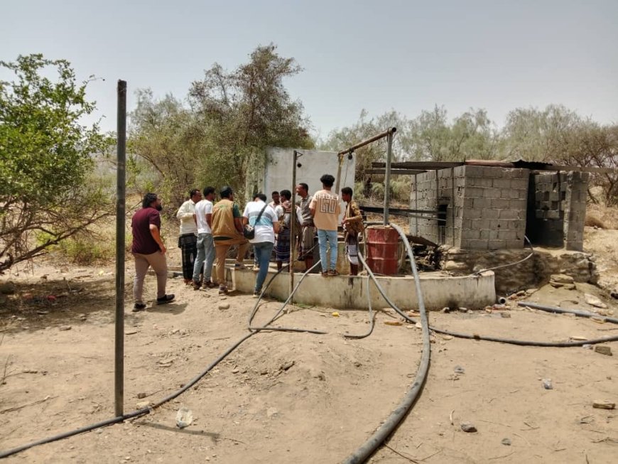 برعاية من منظمة OXFAM إعادة تأهيل عدد من آبار مياه الشرب بكرش القبيطة