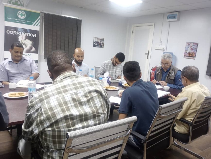 مكتب تنسيق الأعمال المتعلقة بالألغام (YMACC) يعقد الاجتماع الدوري الشهري لمدراء البرامج (الشركاء المنفذين)