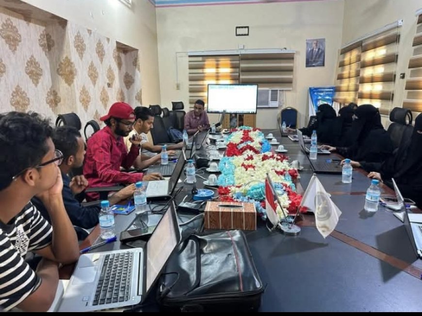 الفريق الأكاديمي بمنسقية انتقالي جامعة حضرموت يختتم دورة تدريبية في برنامج SPSS