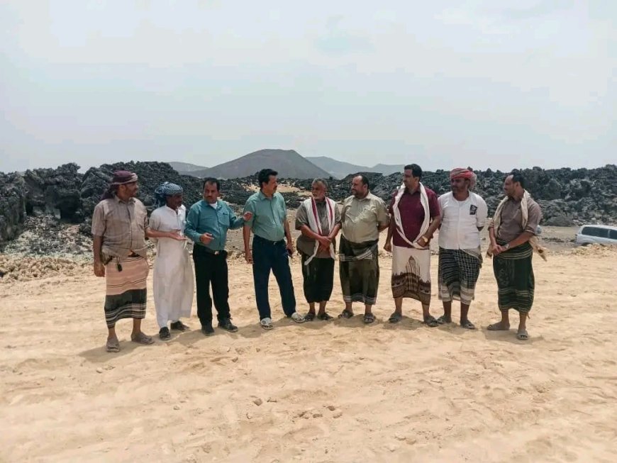 تنفيذاً لتوجيهات المحافظ بن الوزير.. تدشين مشروع إنشاء خزان مياه الخبية بمنطقة بئر علي - رضوم