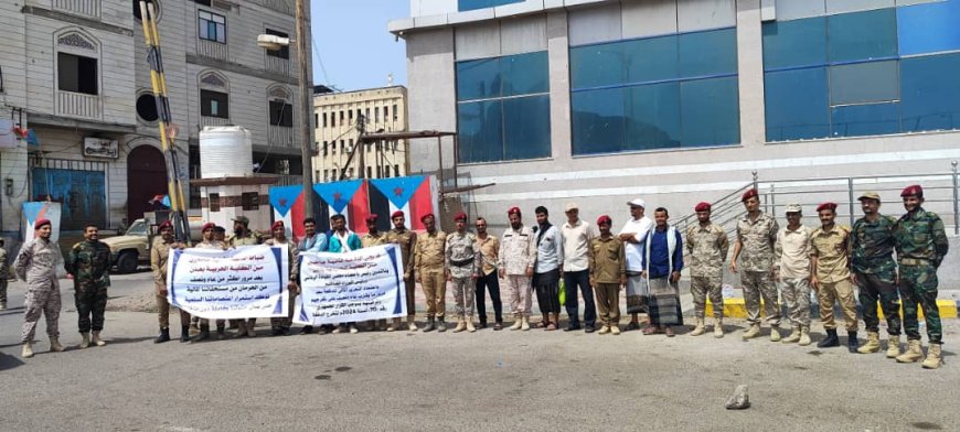 تنفيذ الوقفة الاحتجاجية الثانية لمطالبة رئيس الوزراء باعتماد مبلغ التعزيز المالي لرواتب ضباط الدفعة الثانية جامعيين