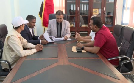 الأمين العام لمحلي حضرموت يطلع على توصيات ورشة "الاستثمار الرياضي ودور الإعلام في مساندته"