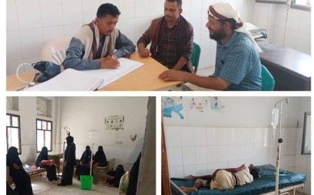 انتقالي الوضيع يطلع على أوضاع مستشفى المديرية