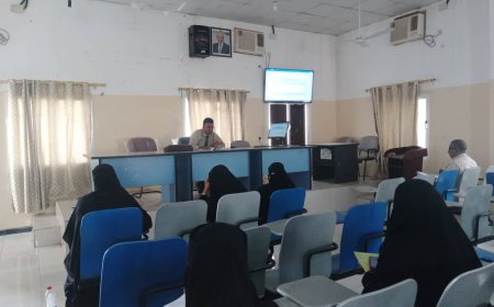 كلية الحاسوب وتقنية المعلومات بجامعة أبين تختتم دورة تدريبية في توصيف البرامج الأكاديمية والمقررات الدراسية