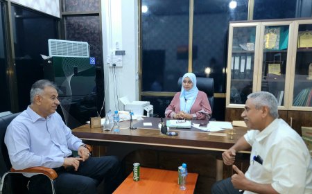 وكيل نيابة الصناعة بعدن ومدير مديرية المعلا يشددان على ضبط المتلاعبين بقوت المواطن