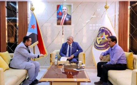 الكثيري يطّلع على سير العمل التنظيمي في انتقالي لحج والأوضاع العامة بالمحافظة