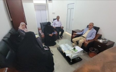 وفد مبادرة ( وصل ) الطوعية يلتقي بالوكيل الشبحي