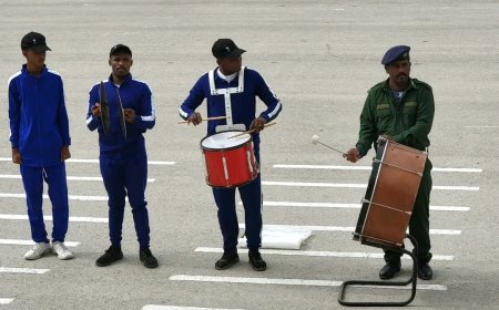 كلية الشرطة حضرموت تدشن فرقتها النحاسية وفق المعايير النظامية المعتمدة في الكليات الأمنية والعسكرية