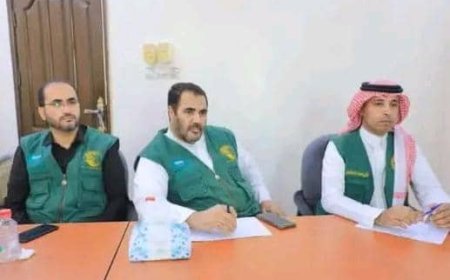 نيمر يلتقي فريق مركز الملك سلمان وائتلاف الخير لمناقشة مشروع المساعدات الغذائية