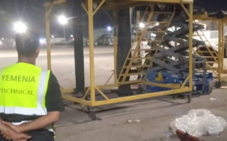 المهندس لؤي قعطبي: الطائرة المتضررة عادت للخدمة بزمن قياسي وجاهزية أسطول اليمنية في أعلى مستوياتها