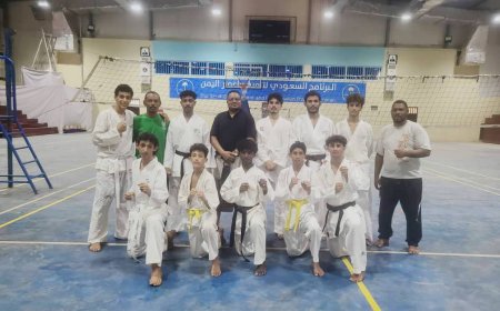 منتخب عدن للكاراتية يبدأ أولى حصصة التدريبية