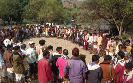 مشايخ ووجهاء الحواشب يستغيثون بالرئيس الزبيدي والقائد المحرمي التدخل في قضية ولدهم السجين وسيم محمد عبدالله