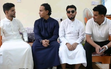 السقاف يزور الدكتور عبدالرحيم اليافعي ويشيد بإصراره وتفوقه العلمي