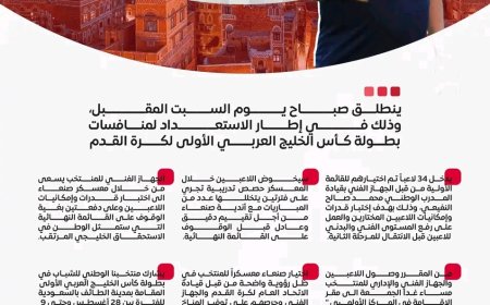 عصر اليوم .. منتخب الشباب يبدأ اولى خطوات الإعداد لكأس الخليج