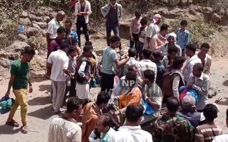 حادث مروري مروع في مدينة تعز.