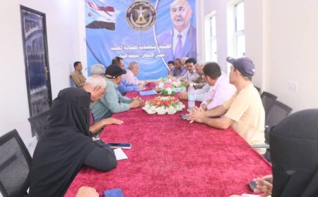 نائب رئيس إنتقالي الضالع يبحث مع نقيب الصحفيين الجنوبيين تعزيز التنسيق الإعلامي المشترك