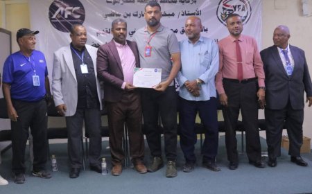 ختام مميز للدورة الآسيوية (C) لمدربي كرة القدم بساحل حضرموت