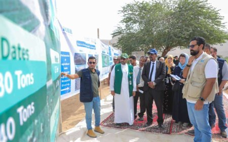 برنامج الأغذية العالمي ومركز الملك سلمان يطلعان على  مشروع "من الغذاء إلى الصمود" في مديريتي تريم وبروم ميفع