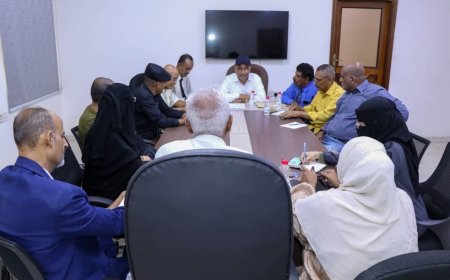 مؤسسة مياه عدن تستقبل اللجنة الاستشارية للإصلاح الإداري والمالي بالمجلس الانتقالي