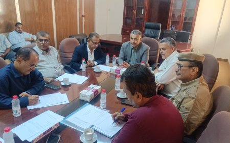 في اجتماع برئاسة نائب المحافظ : السلطة المحلية تؤكد الاستعداد التام لتنفيذ مشروع الحفاظ والتنمية المستدامة للأراضي الرطبة بالعاصمة عدن