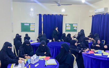 مدير صيرة يفتتح دورة تدريبية في ريادة الأعمال ضمن مشروع سوق النساء الشعبي بعدن