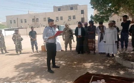 شرطة حضرموت الوادي والصحراء والنيابة العامة تنفذان حكم قصاص بالاعدام في المحكوم عليه المدان سالم قاسم سعيد بن حريز