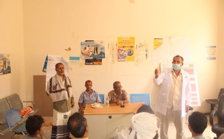 تدريب فرق المشرفين والعاملين المشاركين في تنفيذ حملة التحصين ضد مرض شلل الاطفال بمديرية كرش القبيطة