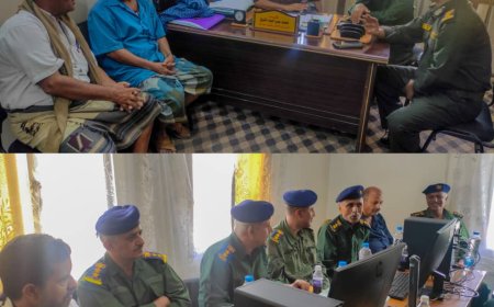 تدشين النظام الإلكتروني للسجل المدني بمديرية مودية محافظة أبين