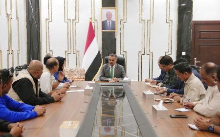 أمين عام محلي حضرموت يناقش تدخلات منظمة UNOPS في القطاعات الحيوية بالمحافظة