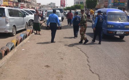 في سياق تعزيز الأمن والسلامة المرورية بعدن... انطلاق حملة لضبط السيارات المخالفة