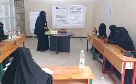 أبين: تنفيذ دورة تدريبية في تصنيع الألبان والتسويق ضمن مشروع دعم الصمود الريفي (3)