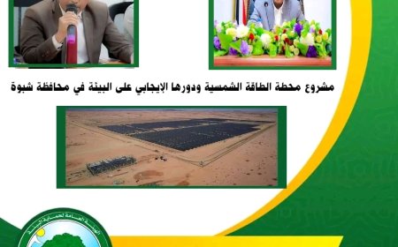 مشروع محطة الطاقة الشمسية في شبوة.. خطوة بيئية رائدة نحو التنمية المستدامة