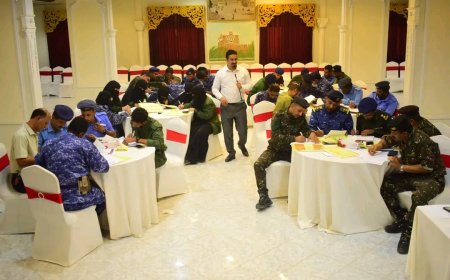 عقد دورة تدريبية بمدينة سيئون حول المعايير الإنسانية أثناء النزاعات لرجال الأمن والشرطة تقيمها منظمة نداء جنيف