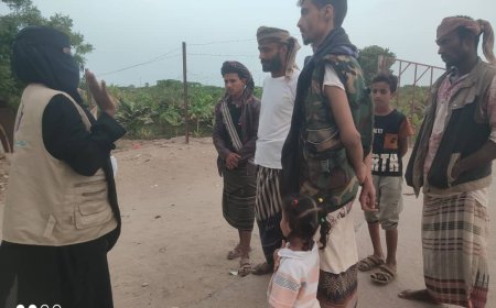 مؤسسة البركة للتنمية بأبين تواصل الحملة التوعوية حول خطر المخدرات تحت شعار " رغم التحديات سننتصر "