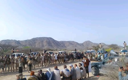 المقاومة الجنوبية في المنطقة الوسطى بأبين تعلن جاهزيتها لتأمين طريق عقبة ثرة وتؤكد رفضها لأي تدخلات خارجية في القرار الأبيني