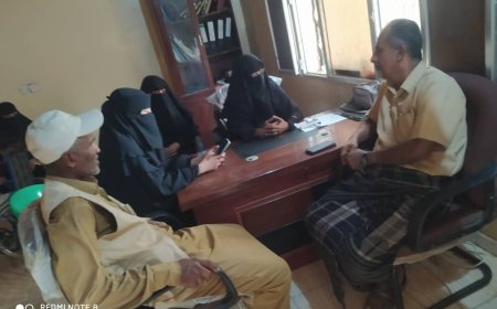 منسق الشبكة المجتمعية بأبين يزور جمعية المعاقين ويشيد بجهودها بخدمة المعاقين