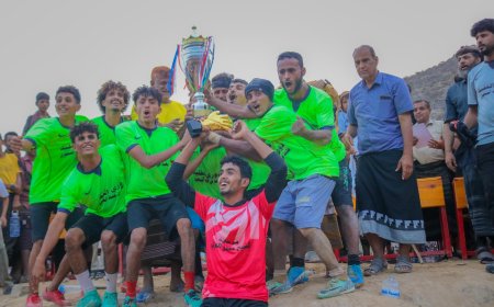 حداء يكسب الجنح بثلاثية ويخطف كأس الفقيد المنصوري بمنطقة الحضن - لودر