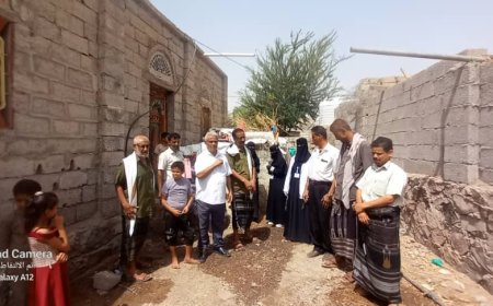 مدير عام الملاح والأمين العام ومدير مكتب الصحة يدشنون حملة التحصين الطارئة ضد مرض شلل الأطفال في عموم المديرية