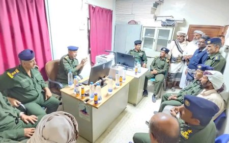 تدشين نظام السجل المدني الإلكتروني في مديريتي بيحان وعسيلان بمحافظة شبوة