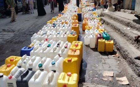 أزمة مياه خانقة تضرب تعز.. فشل رسمي متواصل ودعوات للتظاهر غداً أمام مبنى المحافظة