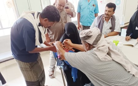 أمين عام المجلس المحلي بالمضاربة يدشن الجولة الأولى للحملة الوطنية للتحصين ضد شلل الأطفال 