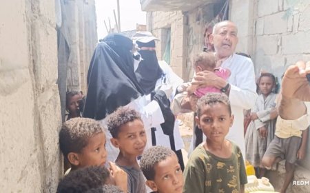 المركز الصحي باتيس يدشن الحملة الوطنية للتحصين ضد شلل الأطفال 