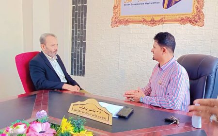 مناقشة تعزيز التوعية الإعلامية بين مكتبي الإعلام والصحة محافظة أبين.