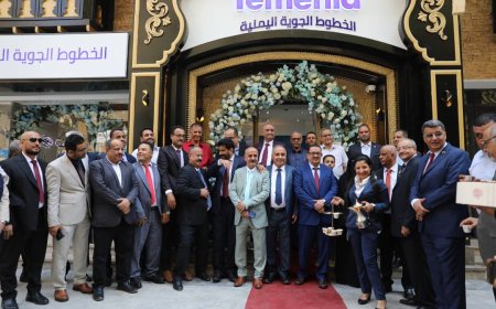 الخطوط الجوية اليمنية تفتتح مبناها في القاهرة بمشاركة رئيس مجلس النواب وقيادة الشركة