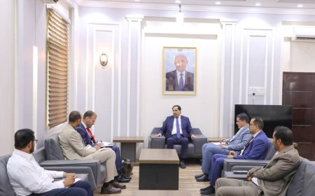 البكري يستقبل كبير المستشارين الاقتصاديين بمكتب المبعوث الأممي إلى اليمن