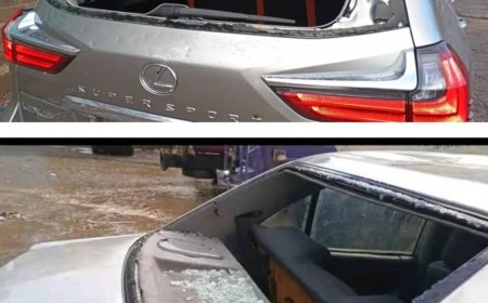 تعز.أضراراً كثيرة بعشرات السيارات في التربة بمديرية الشمايتين.