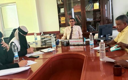 مدير عام صحة لحج يناقش مع منظمة اليونيسيف مشروع مكافحة التقزم بثلاث مديريات