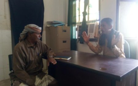 رئيس تنفيذية انتقالي الوضيع يتفقد أوضاع مستشفى المديرية