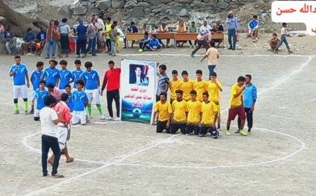 حزم القويم يفوز على شباب حزر بأربعة أهداف نظيفة في دوري الفقيد عبد الله  الناخبي بيافع
